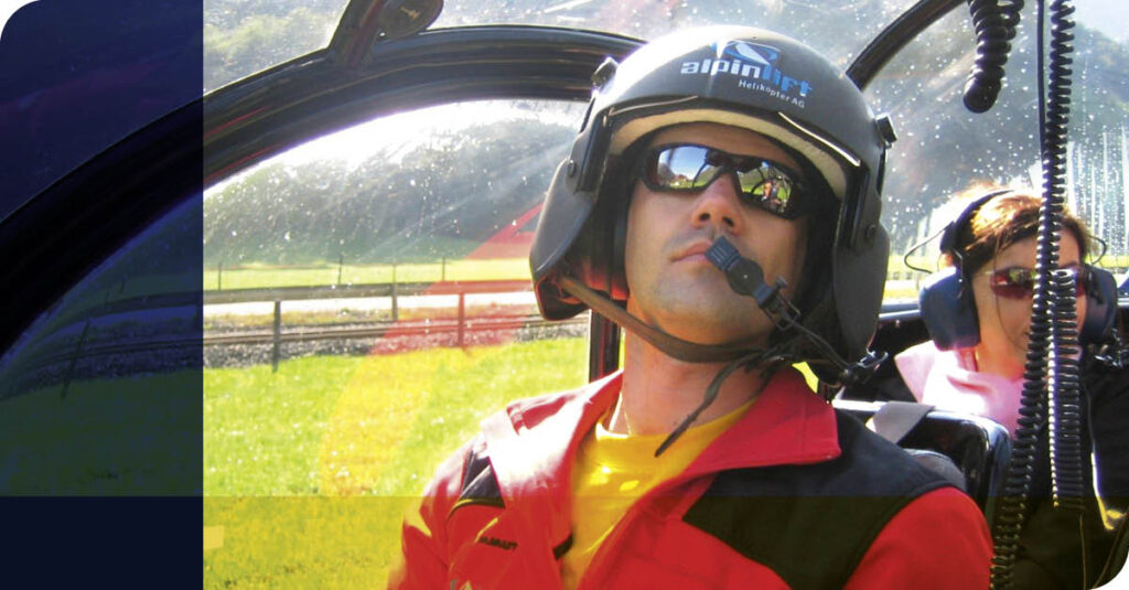 Interview with Sacha Bürgi, safety expert and helicopter pilot