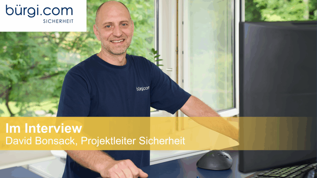 David Bonsack, Projektleiter Sicherheit im Interview